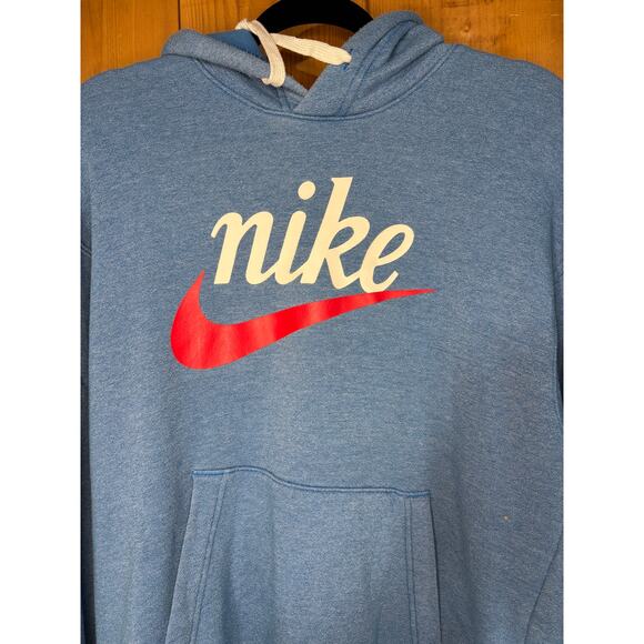 Nike Blue Sweatshirt Men’s Medium Excellent Condition - Picture 3 of 6